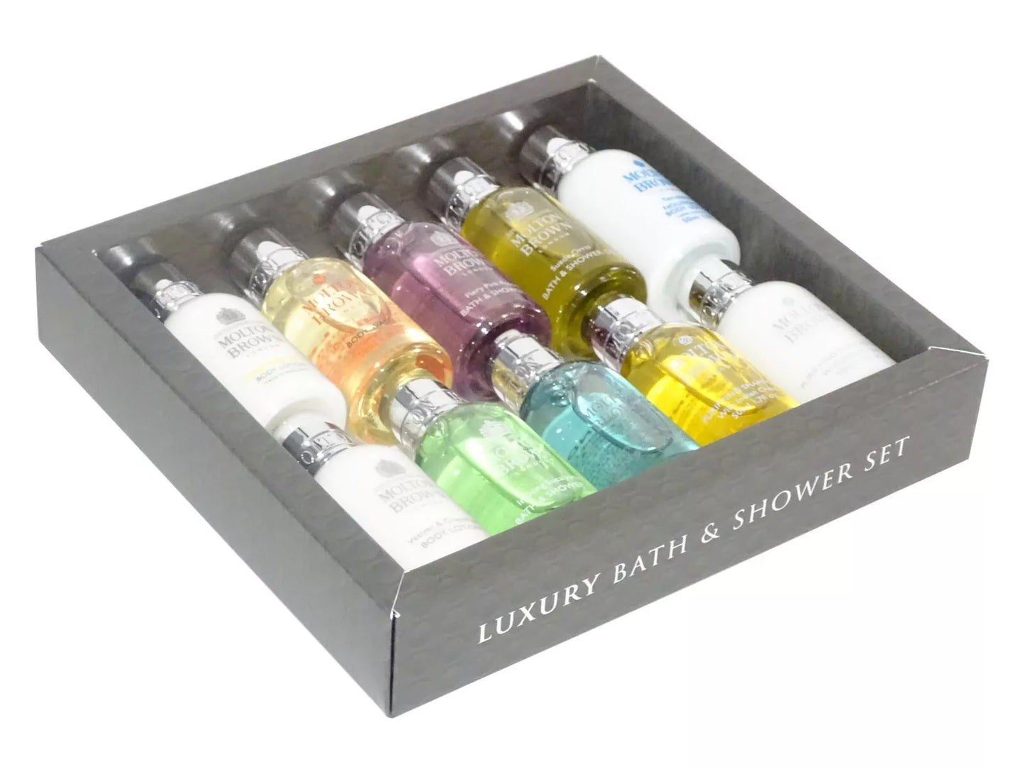10x50ml Molton Brown Bath & Shower Set, Assorted Pack Hair & Skin Care Gift Set