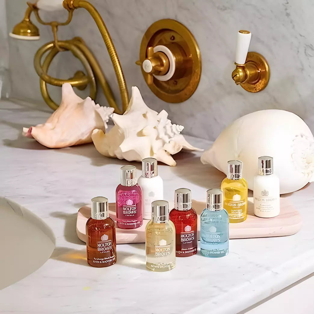 10x50ml Molton Brown Bath & Shower Set, Assorted Pack Hair & Skin Care Gift Set