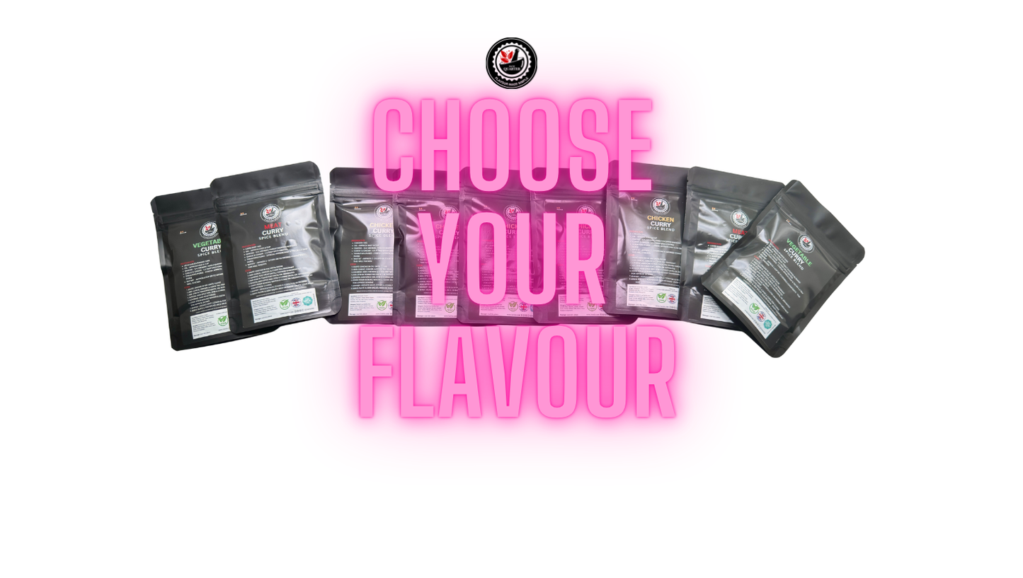 Authentic Indian Curry Spice Blend 3x & 5x 40g Sachets | Traditional Spices for Classic Cuisine Easy to Use Rich Flavour | By Kayz Quarter